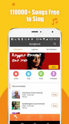 Sing+ android App screenshot 1